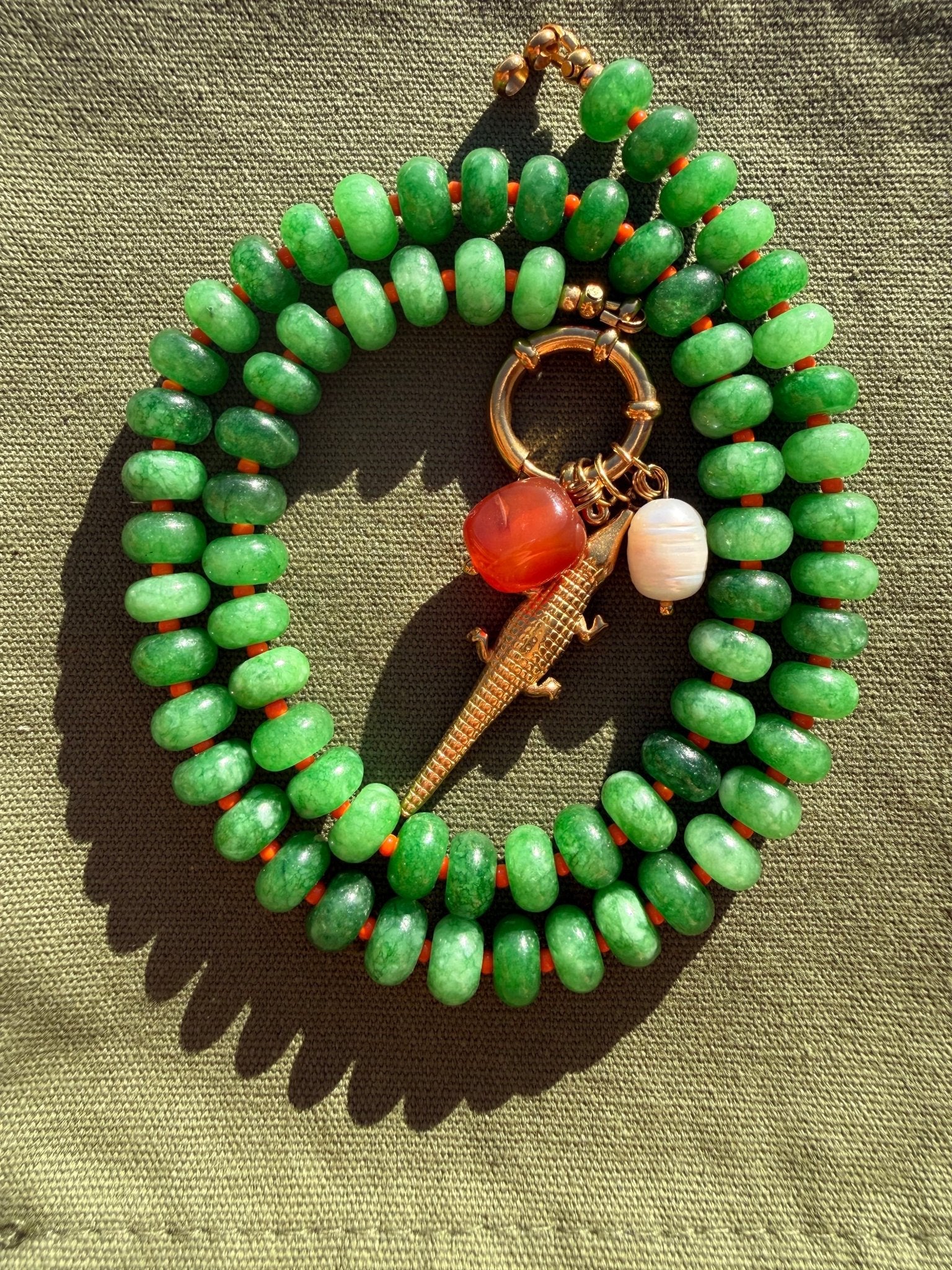 Stone necklace - Pig&Beads