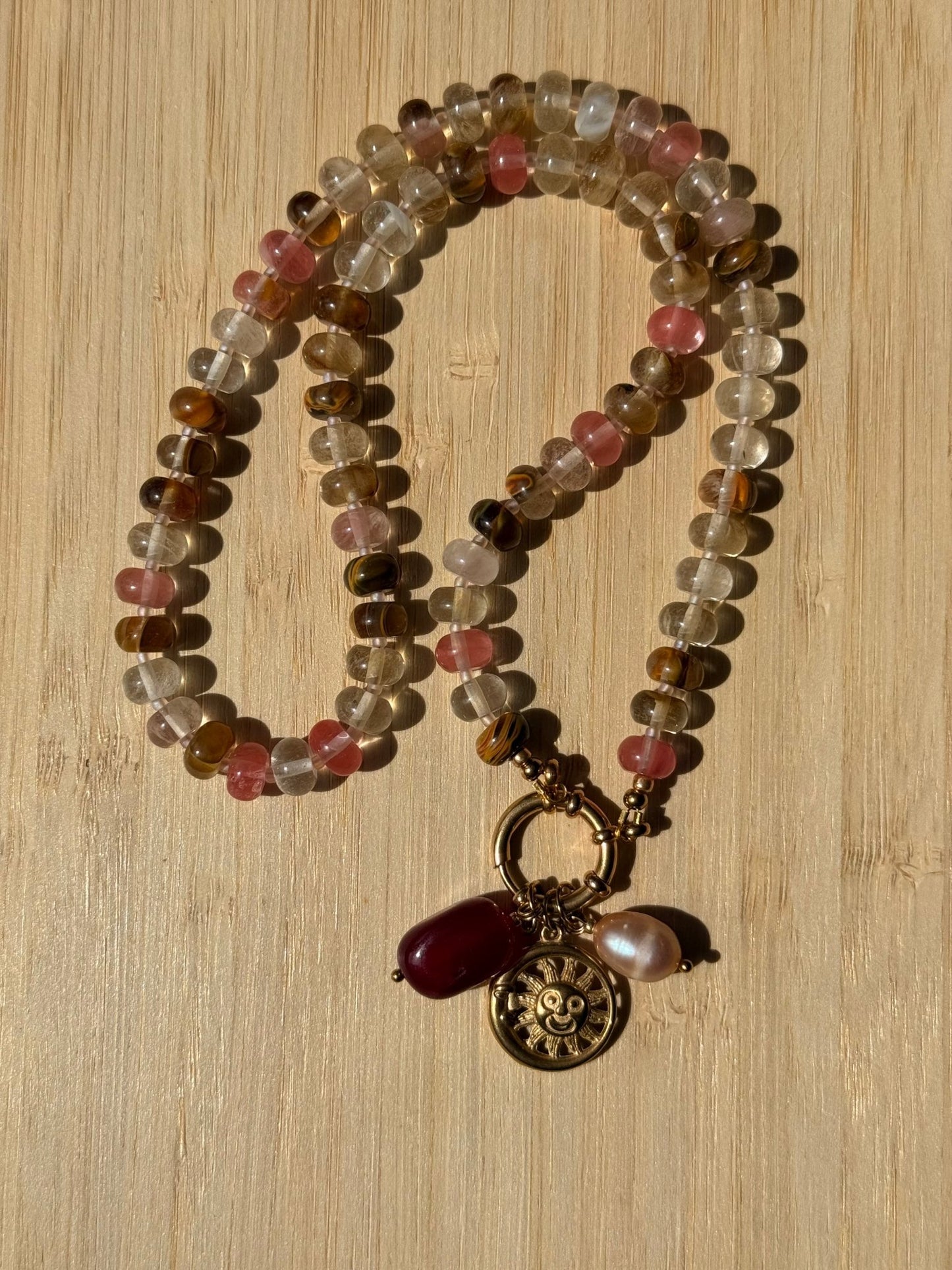 Stone necklace - Pig&Beads