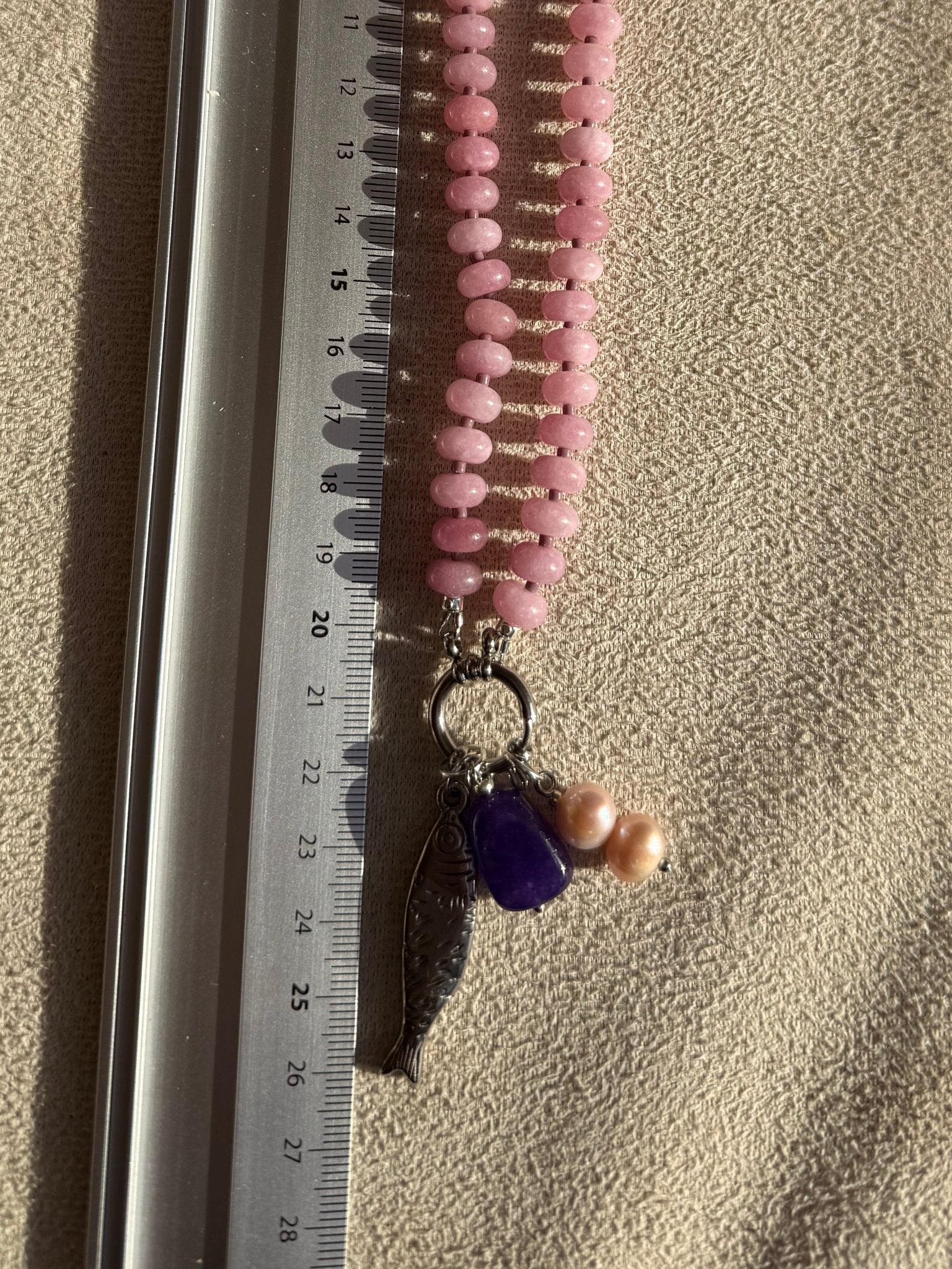 Stone necklace - Pig&Beads