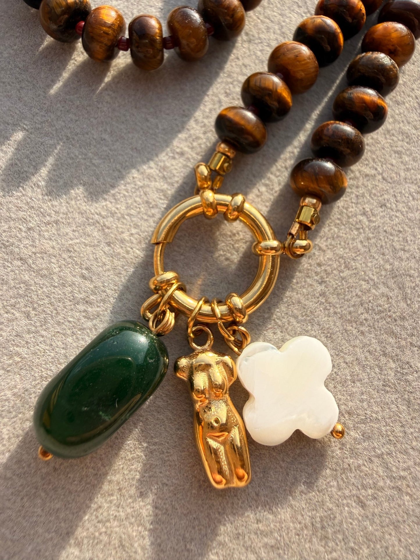 Stone necklace Adele - Pig&Beads