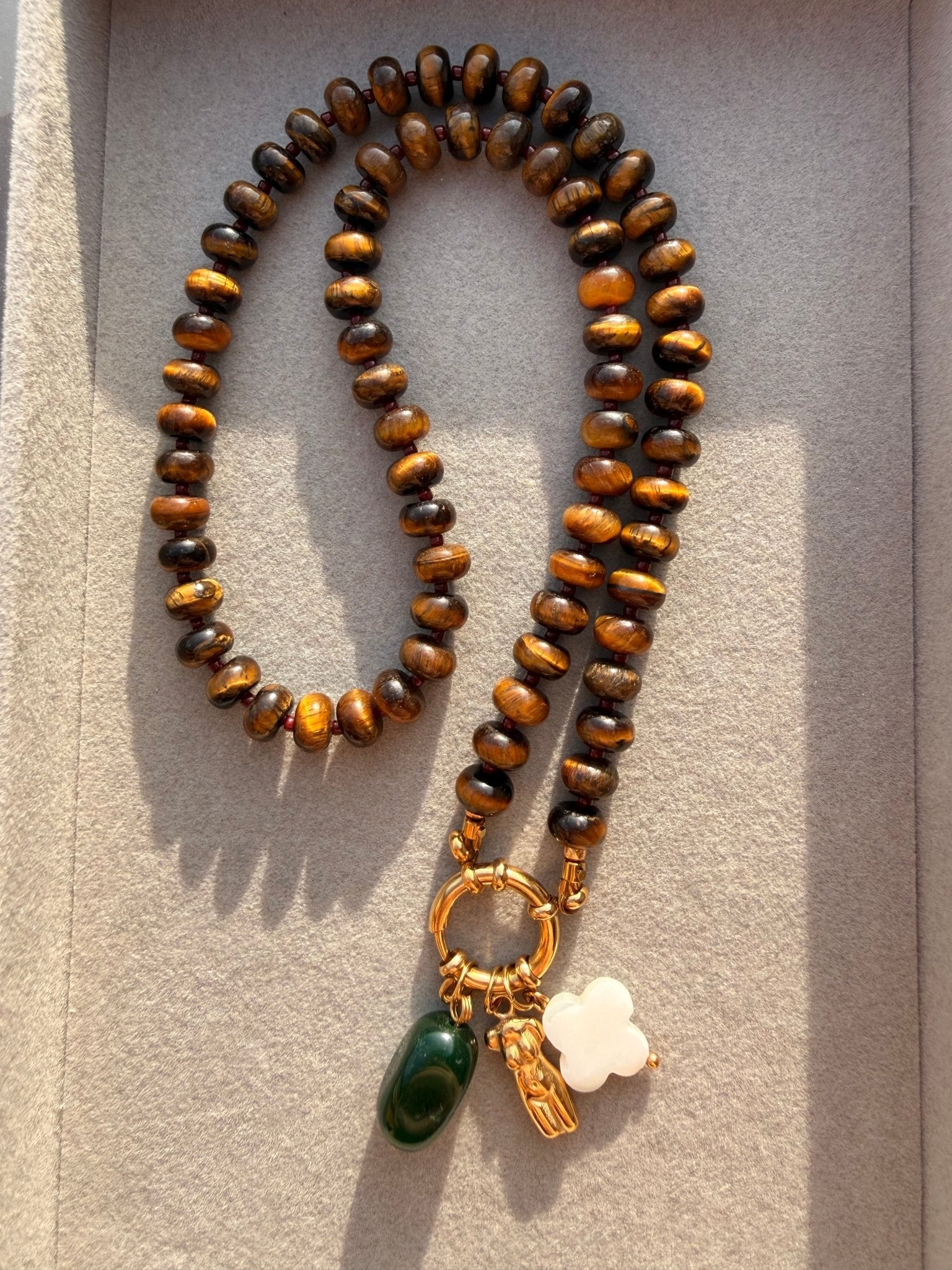 Stone necklace Adele - Pig&Beads