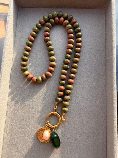 Stone necklace Alice - Pig&Beads