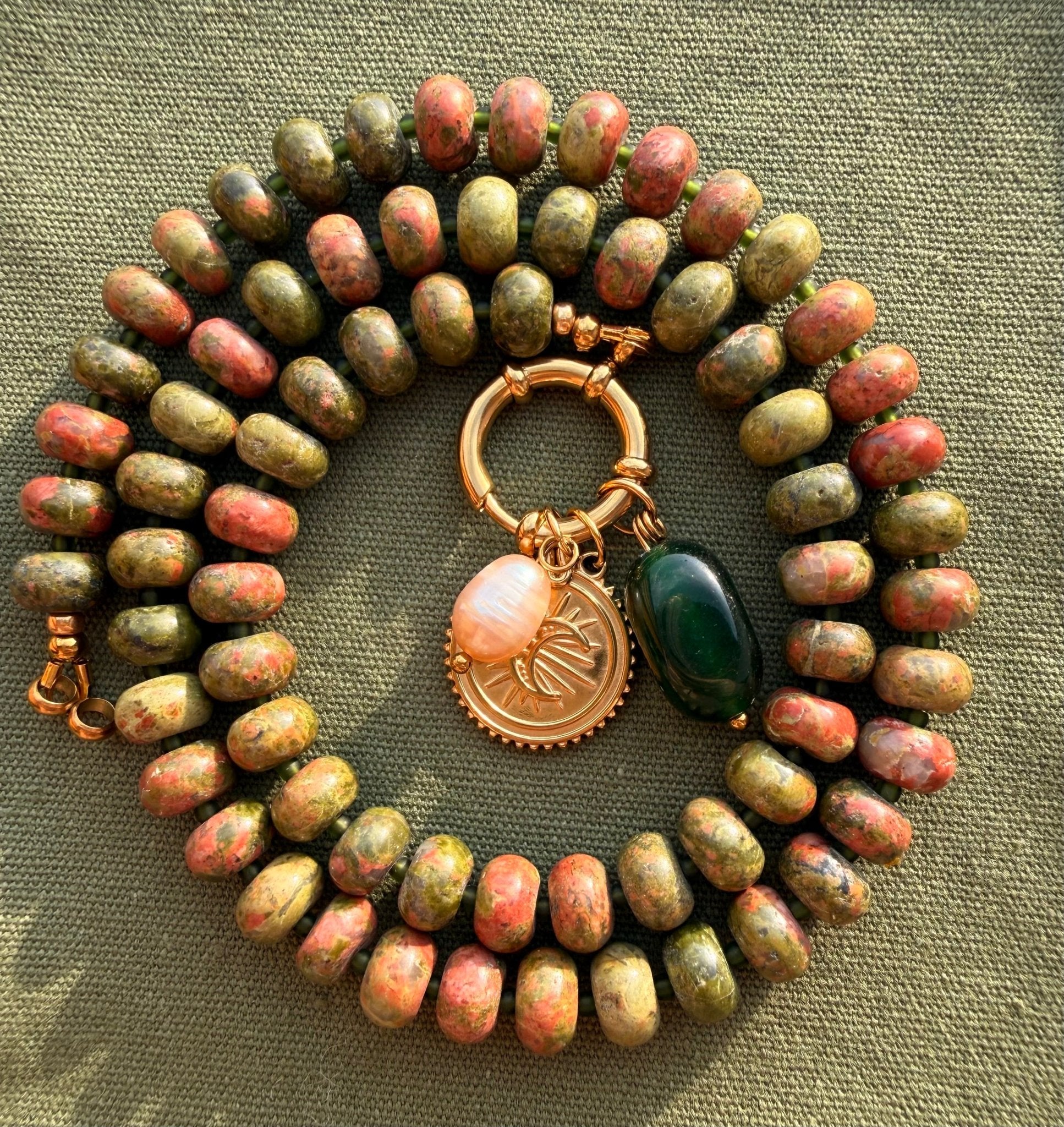 Stone necklace Alice - Pig&Beads