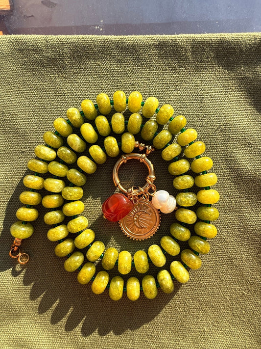 Stone necklace Amelia - Pig&Beads