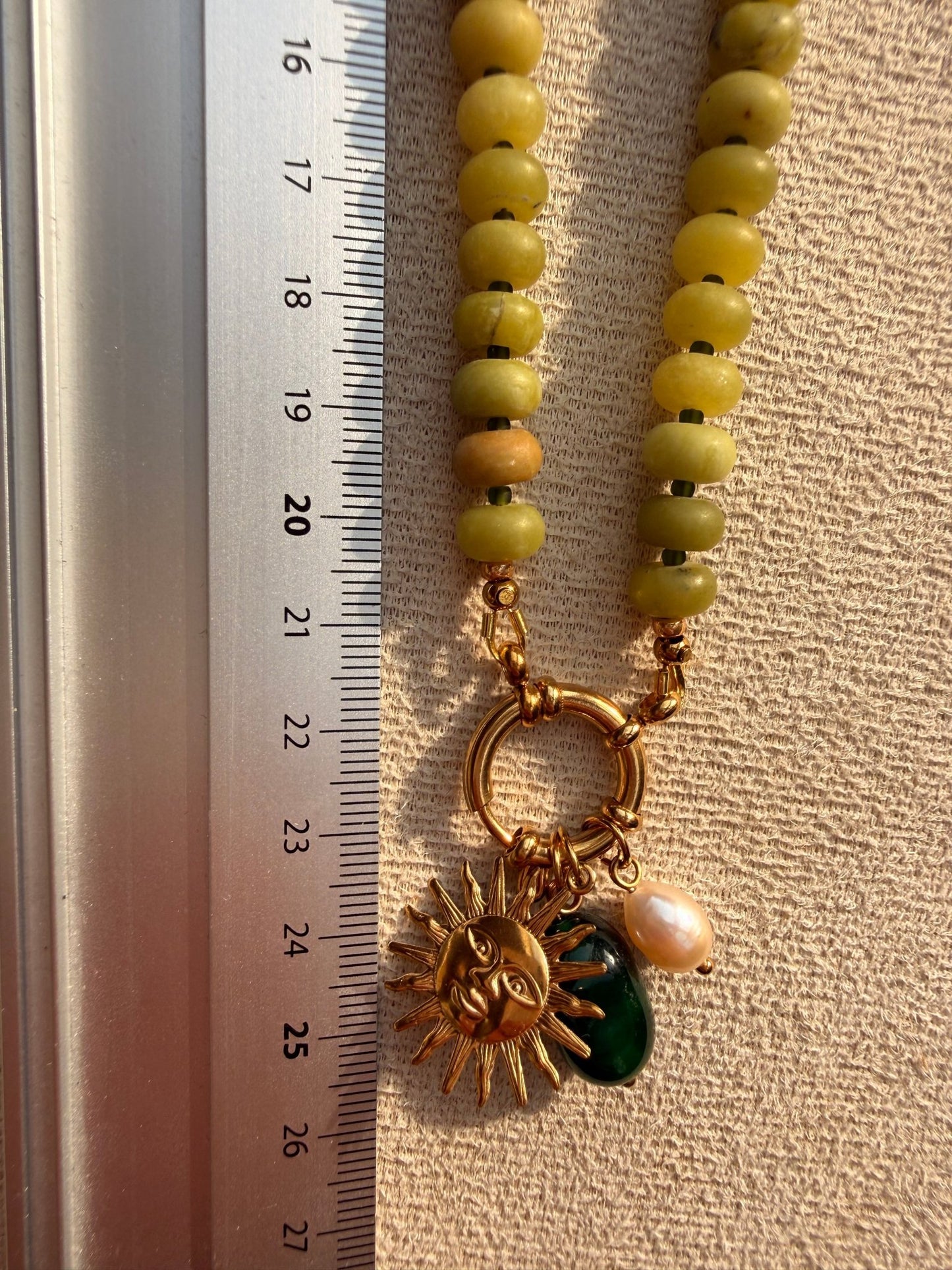 Stone necklace Amelia - Pig&Beads