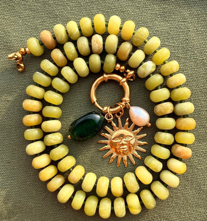 Stone necklace Amelia - Pig&Beads