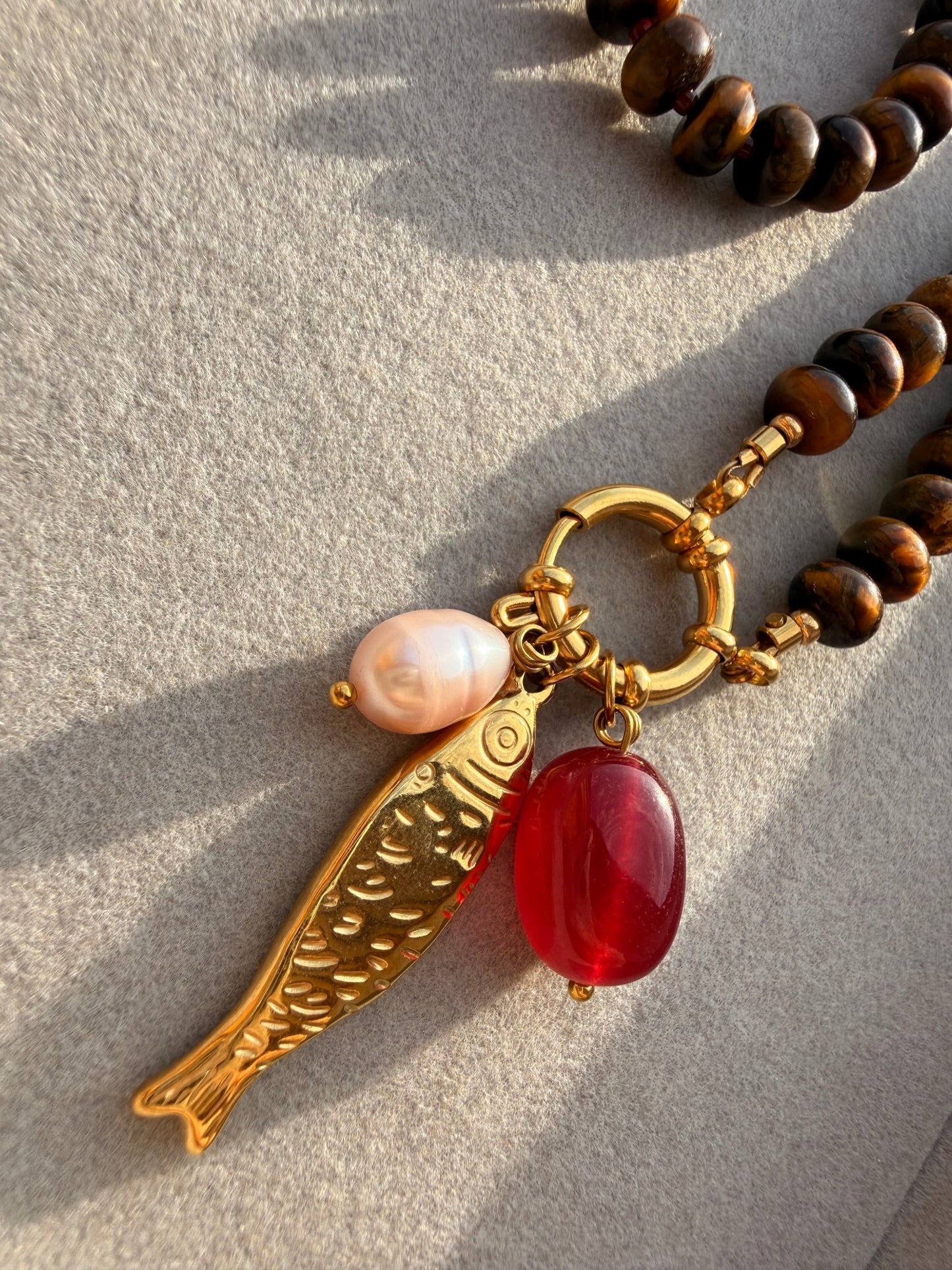 Stone necklace Anna - Pig&Beads