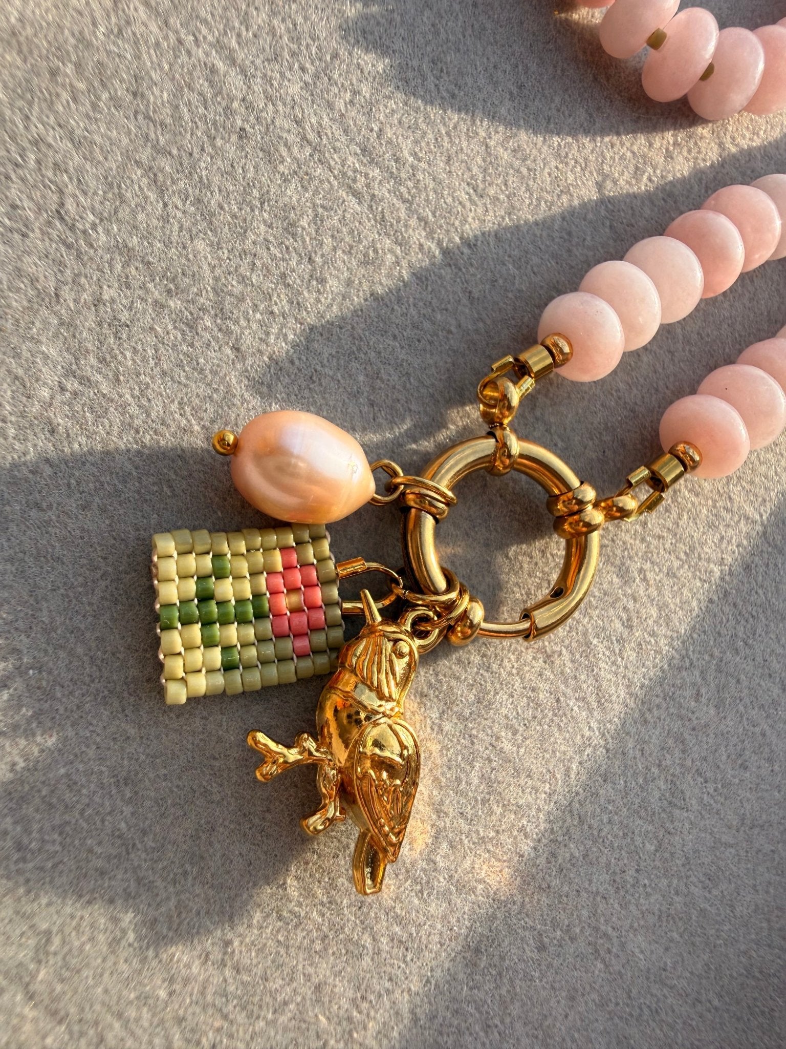 Stone necklace Beatrice - Pig&Beads