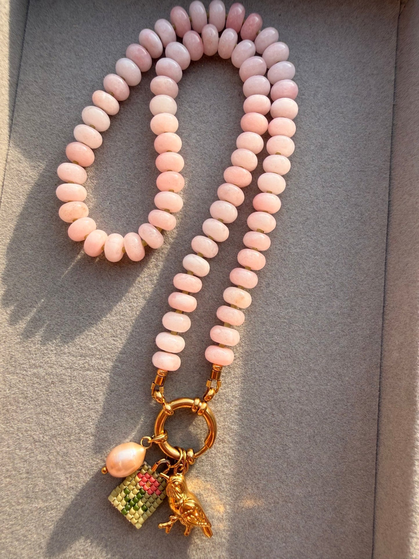 Stone necklace Beatrice - Pig&Beads