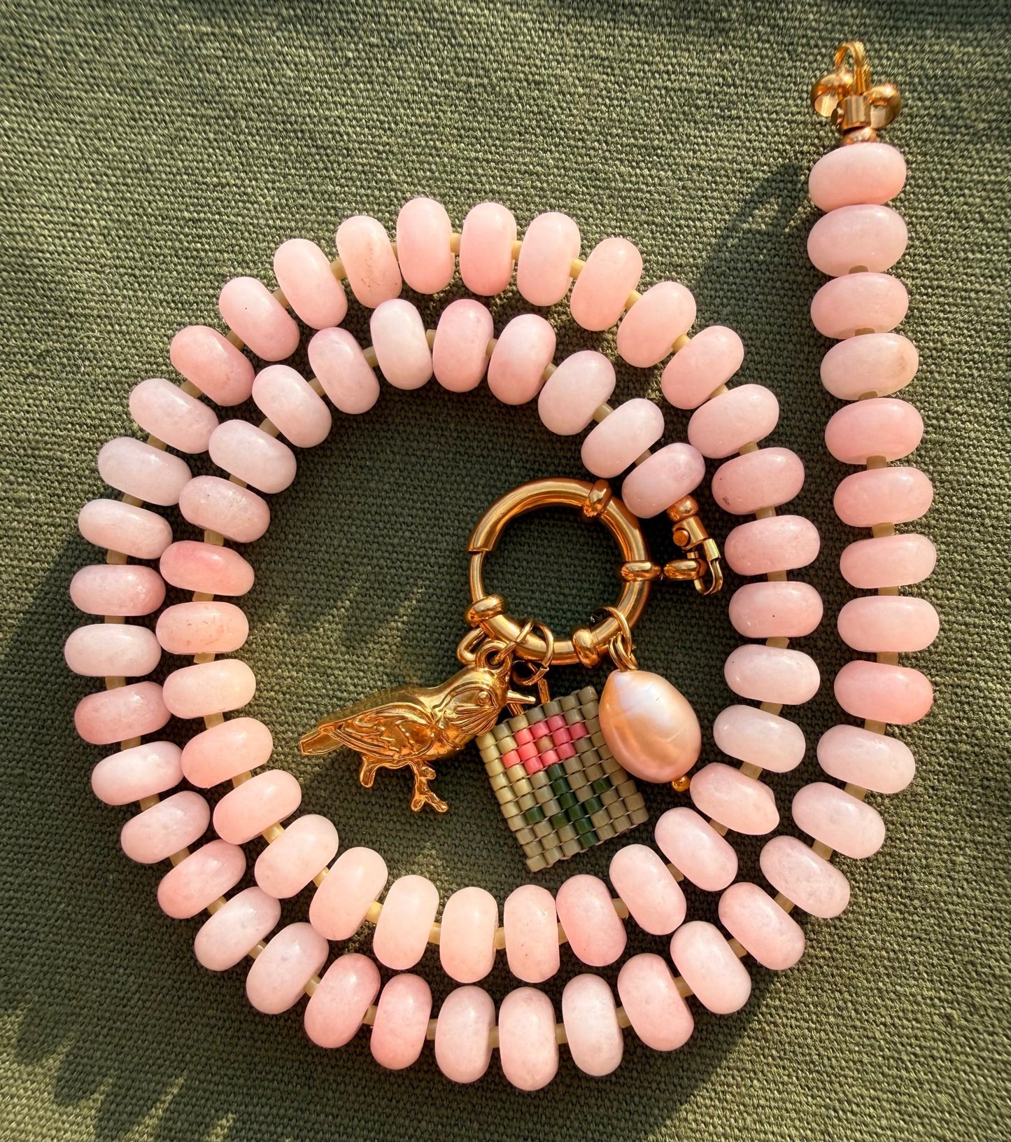 Stone necklace Beatrice - Pig&Beads