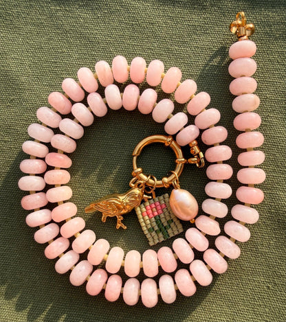 Stone necklace Beatrice - Pig&Beads