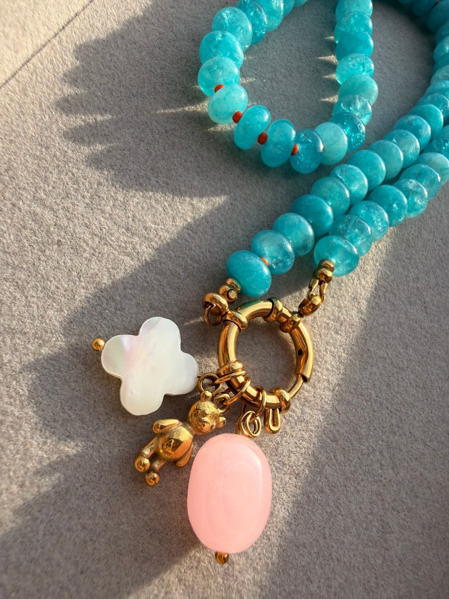 Stone necklace Catherine - Pig&Beads