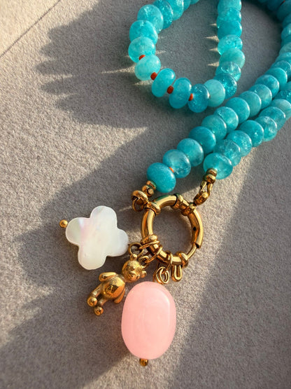 Stone necklace Catherine - Pig&Beads