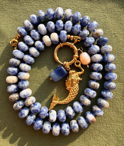Stone necklace Charlotte - Pig&Beads