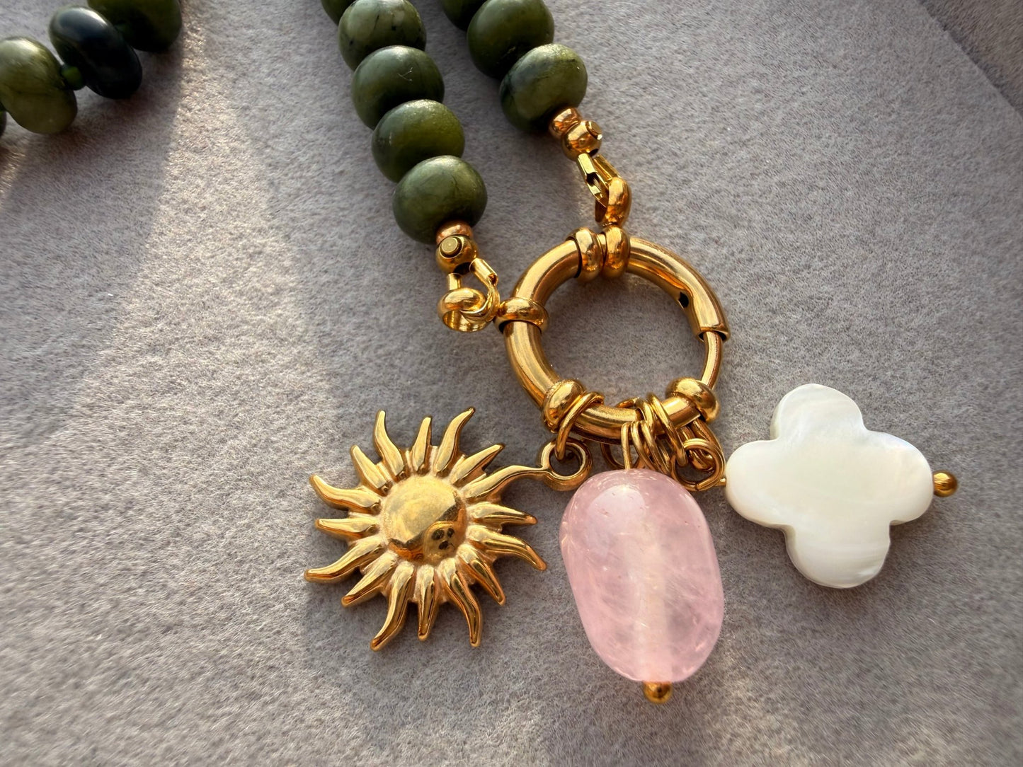 Stone necklace Clara - Pig&Beads