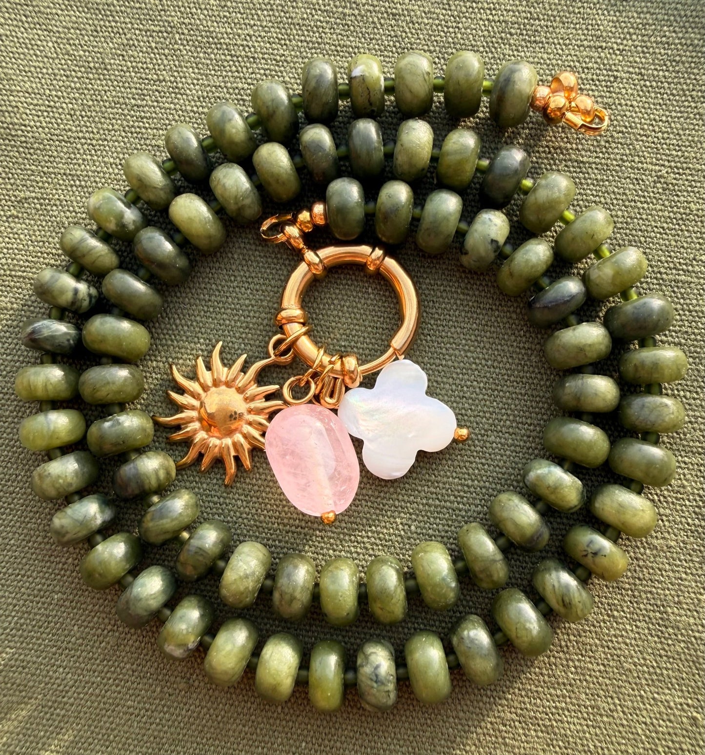 Stone necklace Clara - Pig&Beads
