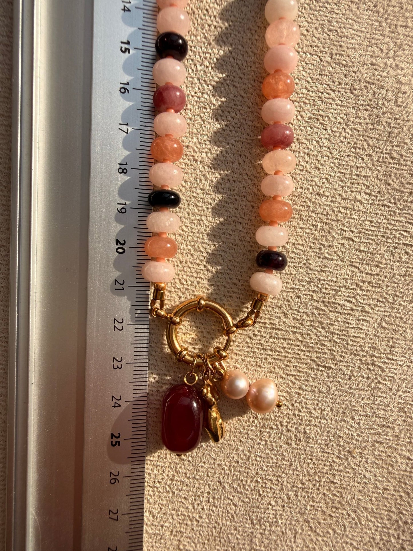 Stone necklace Elena - Pig&Beads