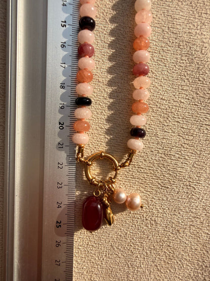 Stone necklace Elena - Pig&Beads