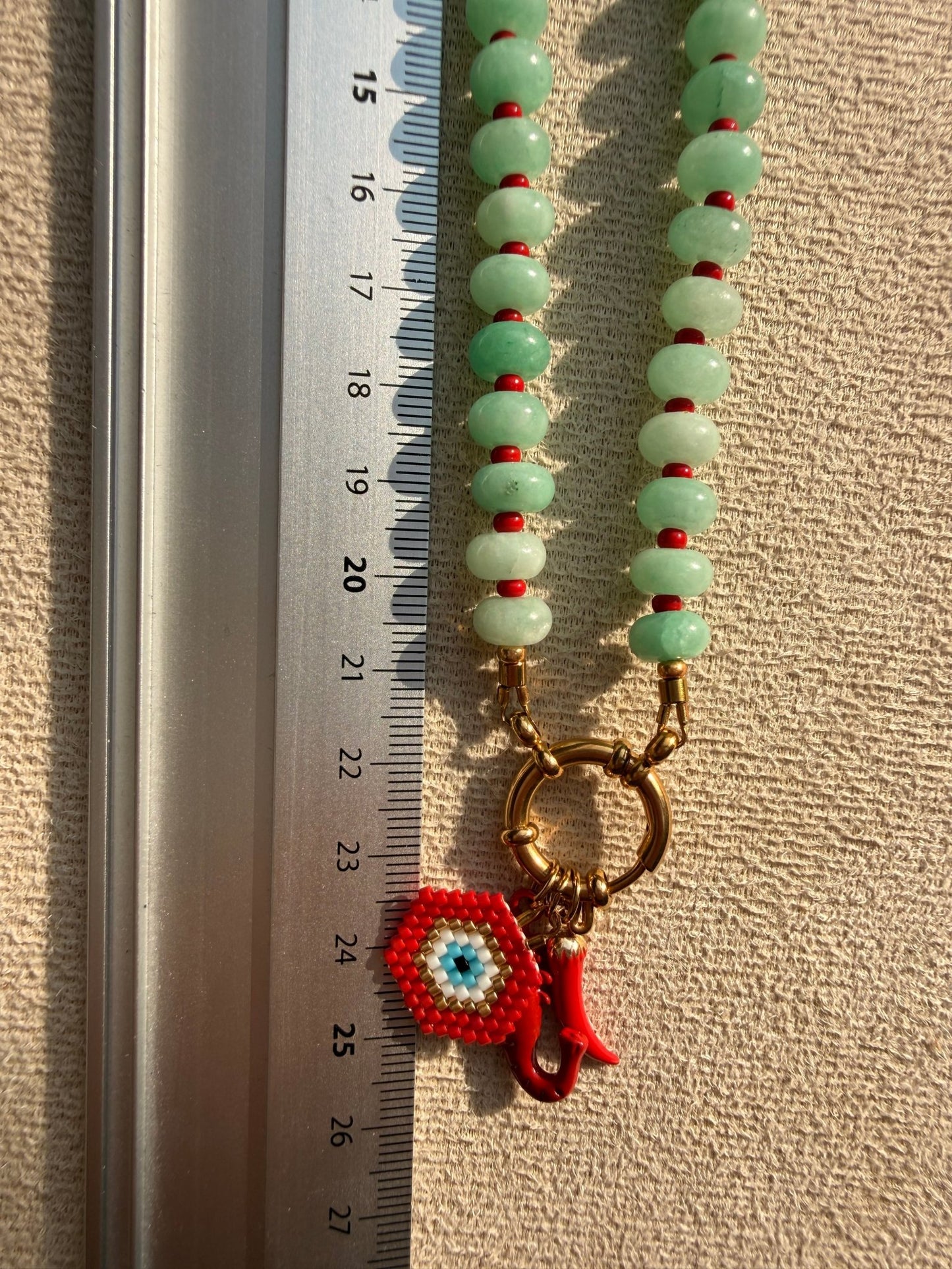 Stone necklace Elizabeth - Pig&Beads