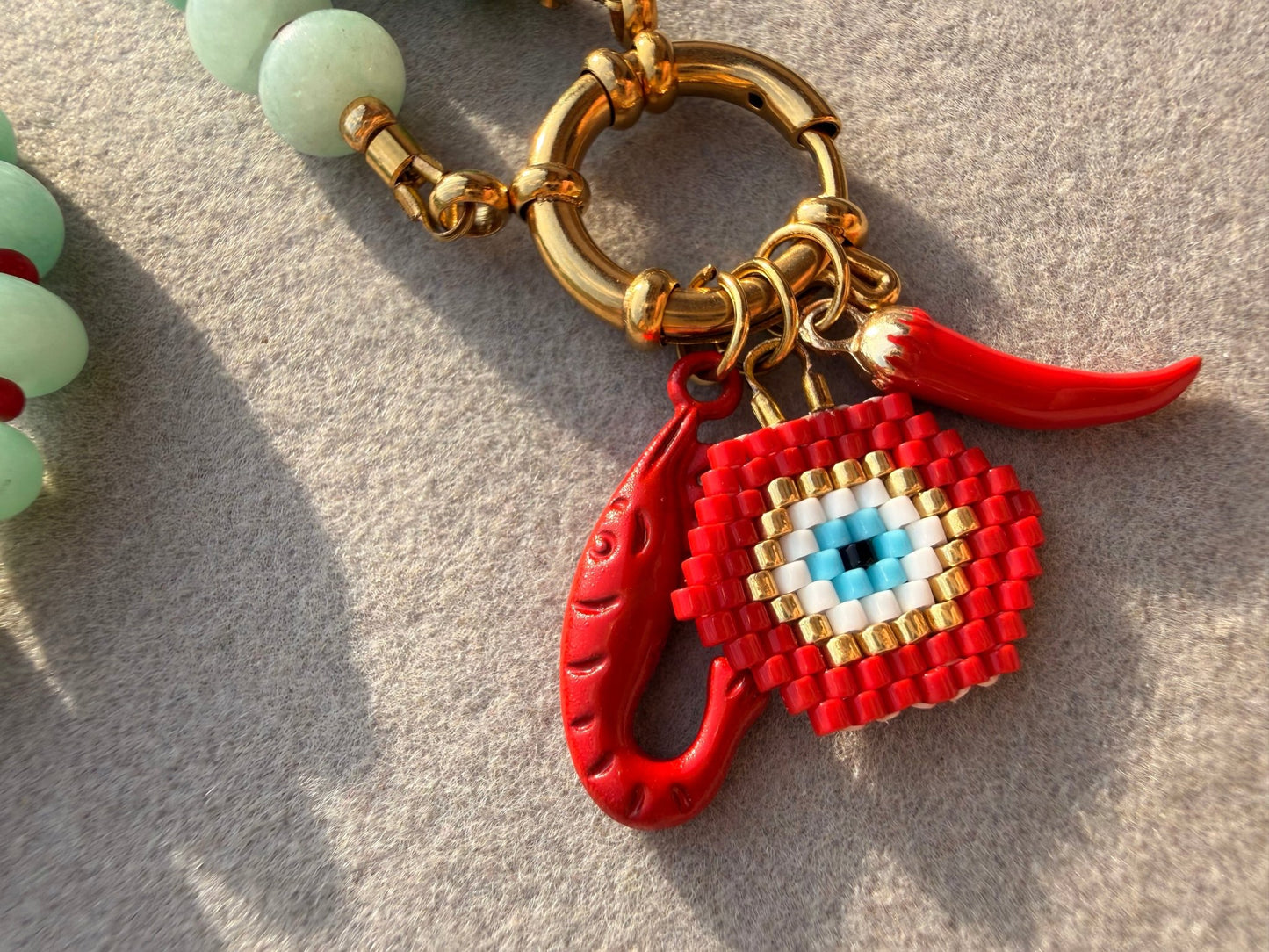 Stone necklace Elizabeth - Pig&Beads
