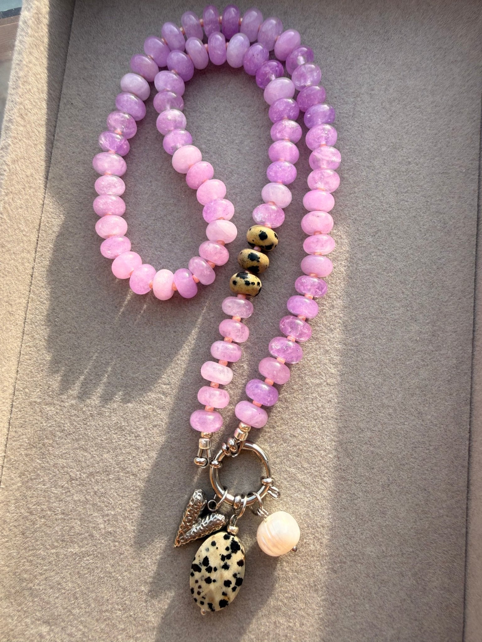 Stone necklace Emma - Pig&Beads