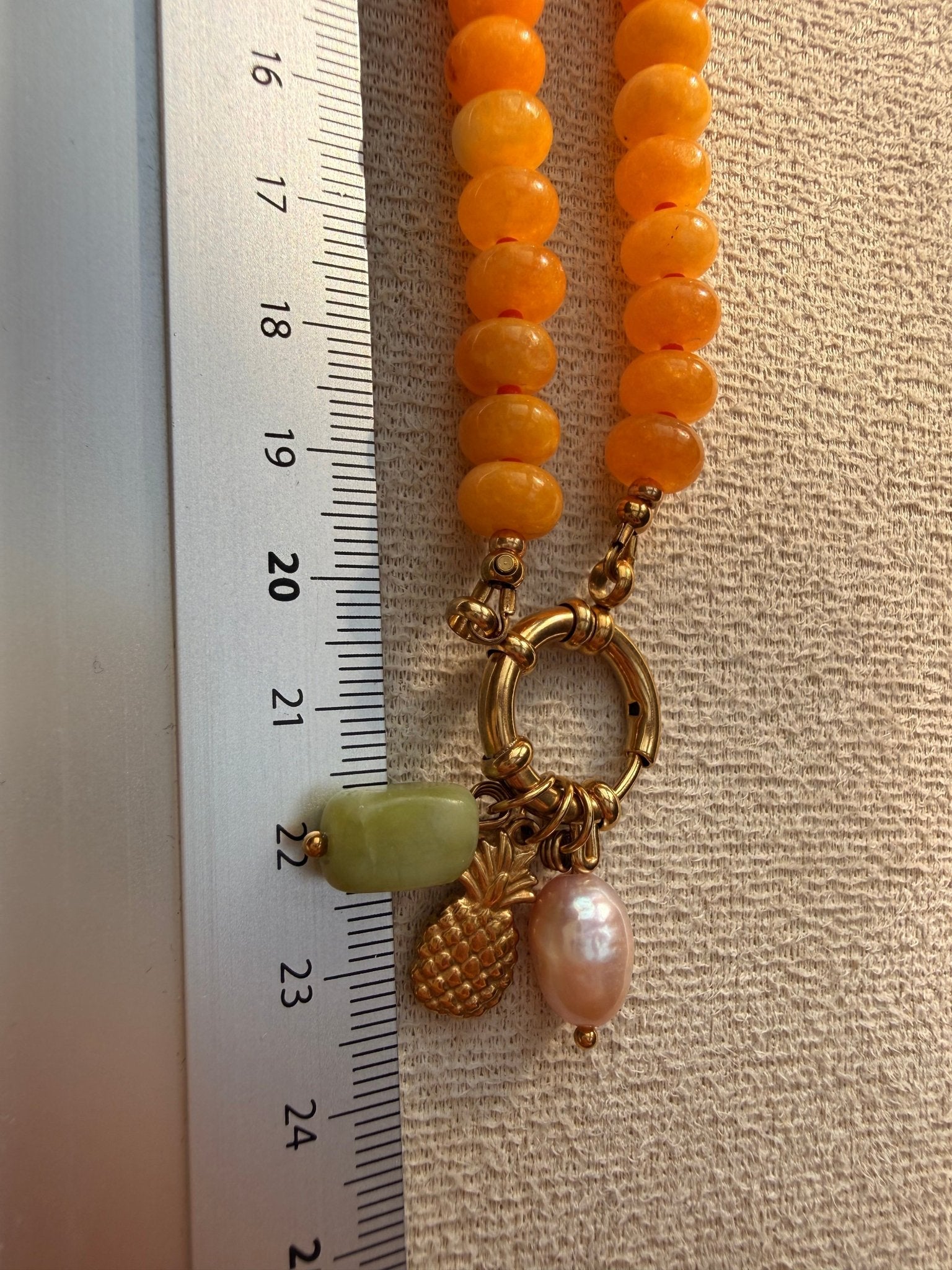 Stone necklace Eva - Pig&Beads