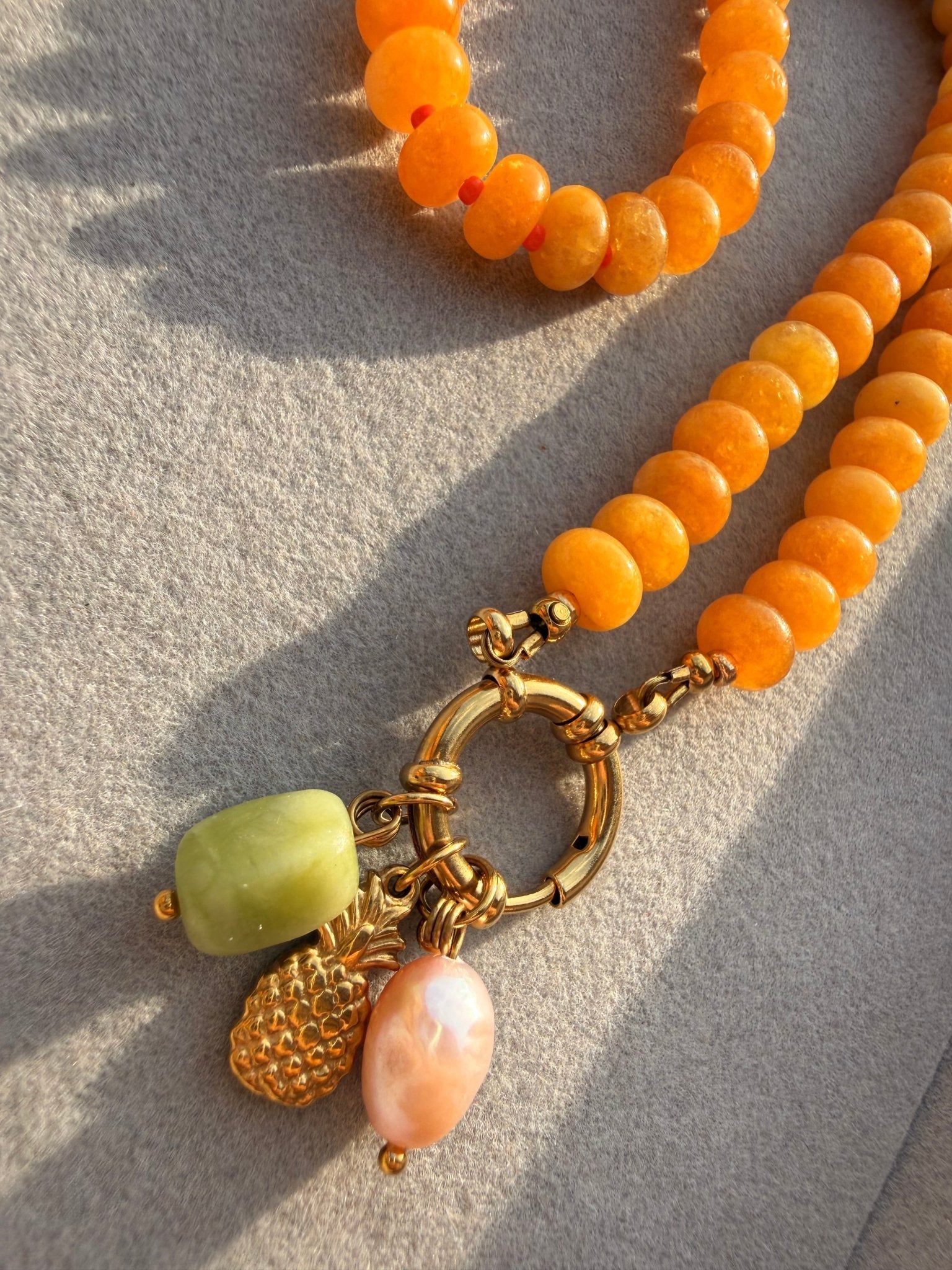 Stone necklace Eva - Pig&Beads