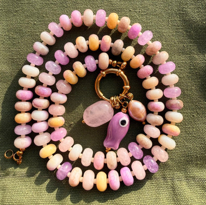 Stone necklace Ingrid - Pig&Beads