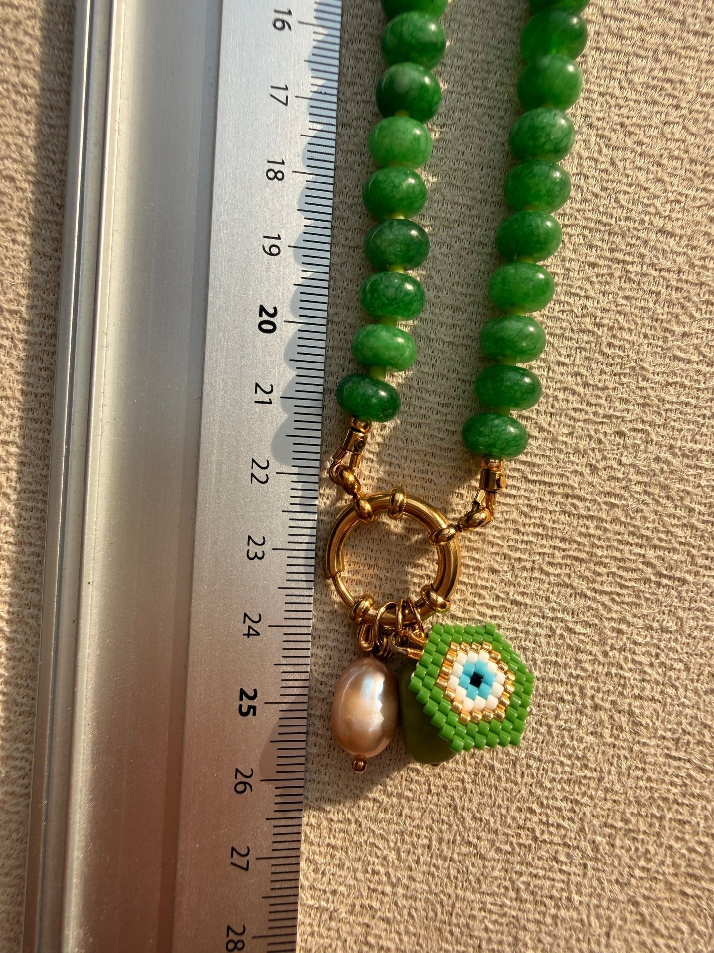 Stone necklace Louise - Pig&Beads