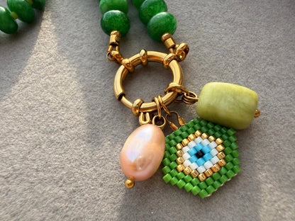 Stone necklace Louise - Pig&Beads