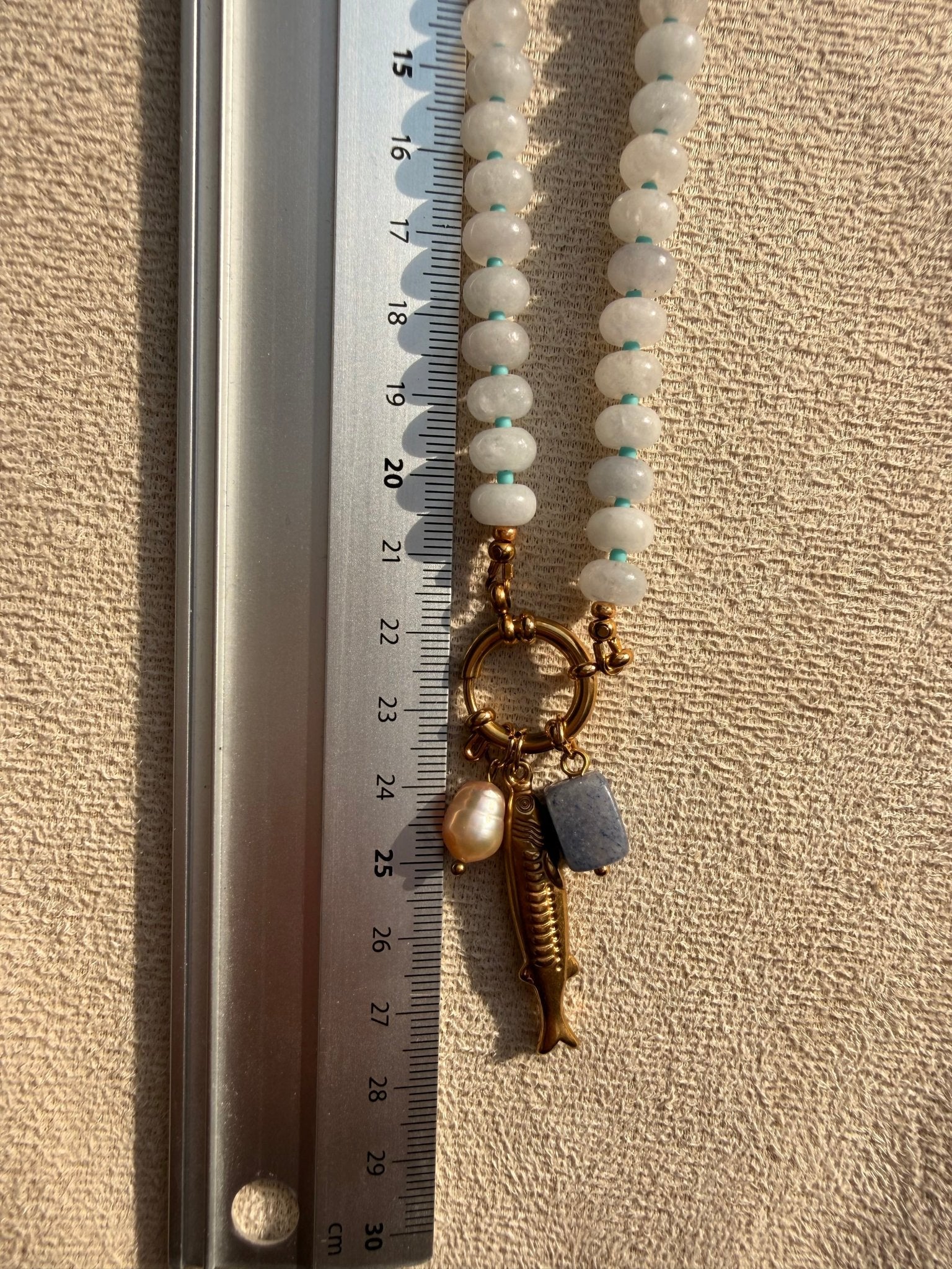 Stone necklace Maria - Pig&Beads