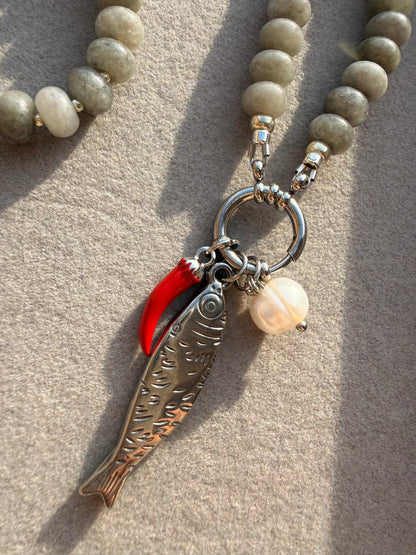 Stone necklace Matilda - Pig&Beads