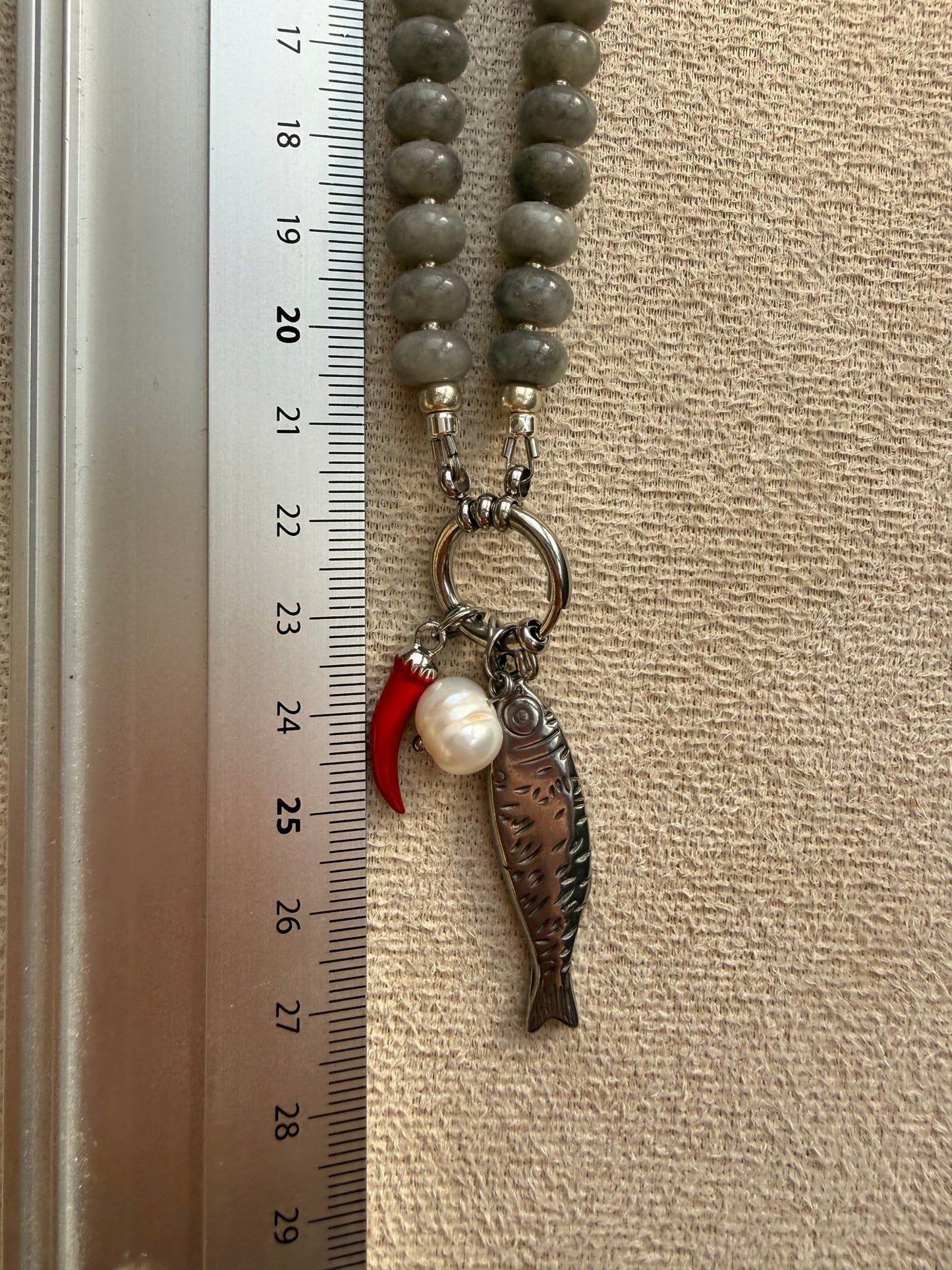 Stone necklace Matilda - Pig&Beads