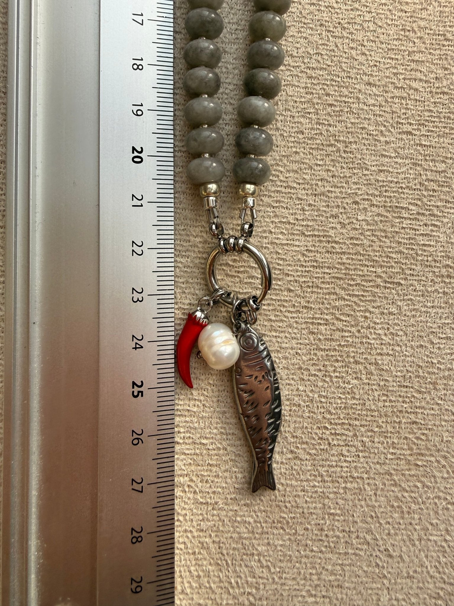Stone necklace Matilda - Pig&Beads