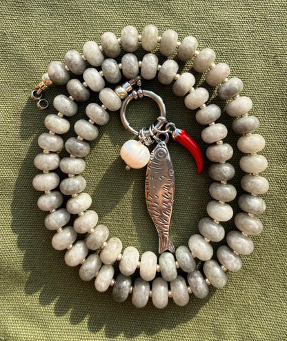 Stone necklace Matilda - Pig&Beads