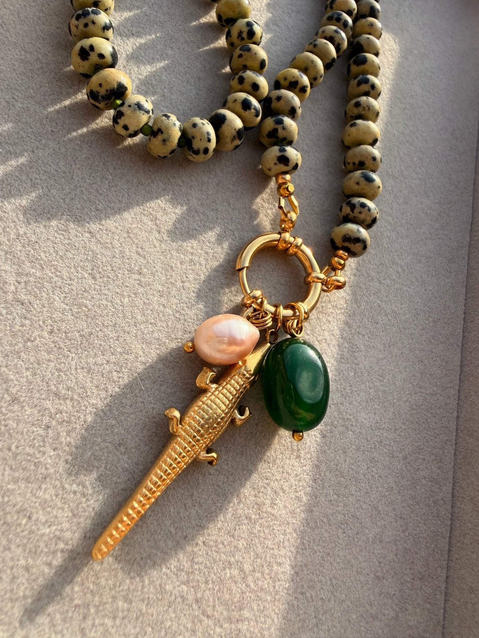 Stone necklace Olivia - Pig&Beads