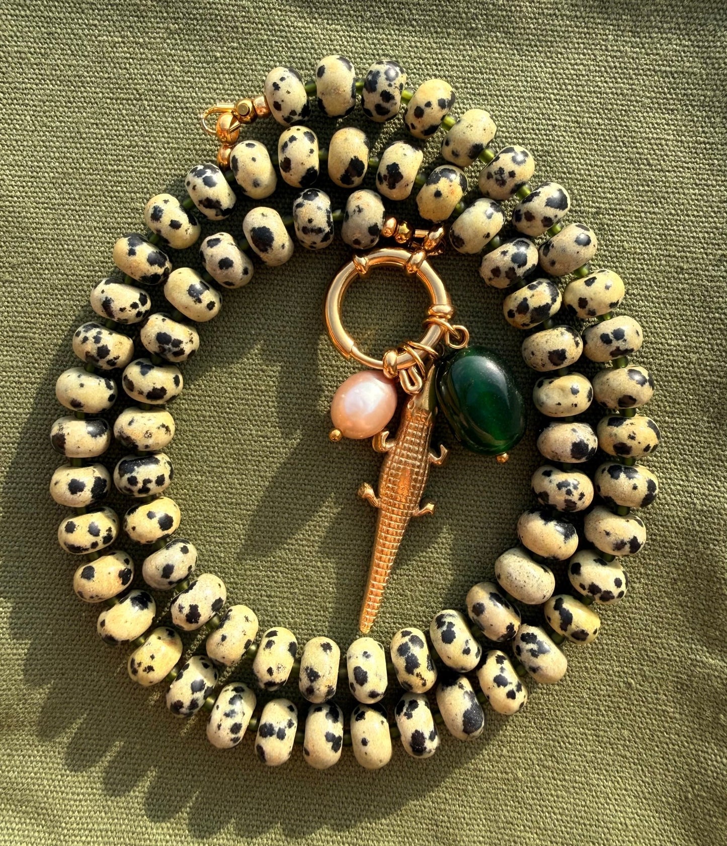 Stone necklace Olivia - Pig&Beads
