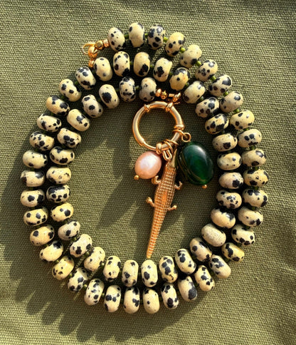 Stone necklace Olivia - Pig&Beads