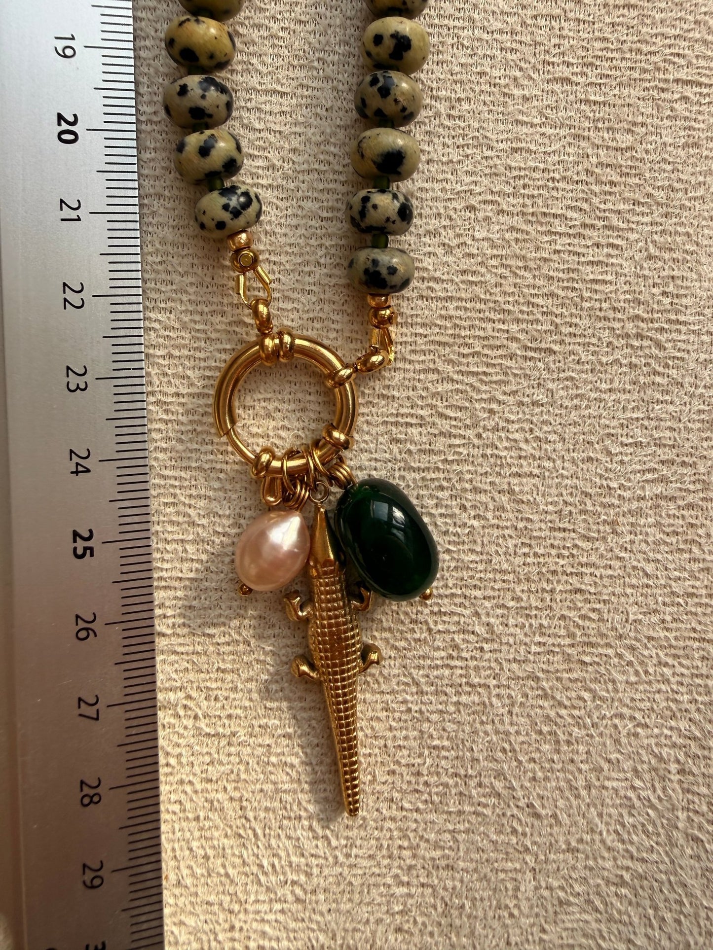 Stone necklace Olivia - Pig&Beads