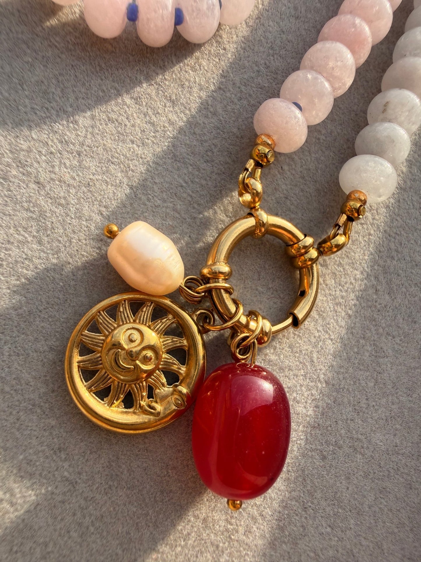 Stone necklace Sophia - Pig&Beads
