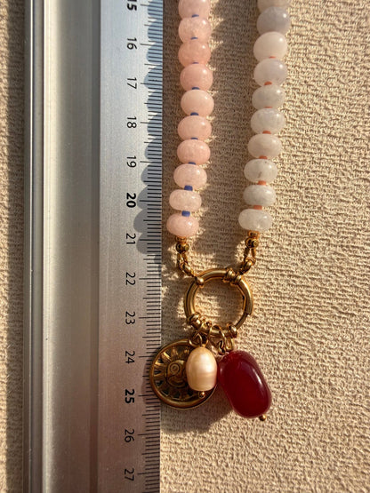 Stone necklace Sophia - Pig&Beads