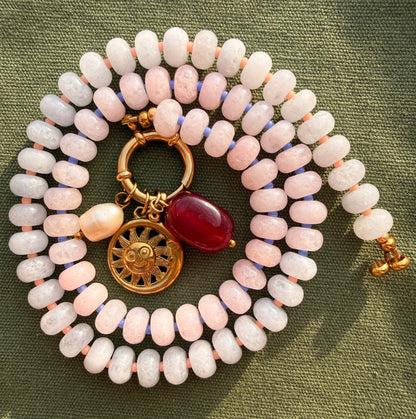 Stone necklace Sophia - Pig&Beads