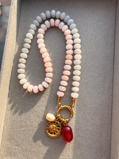Stone necklace Sophia - Pig&Beads