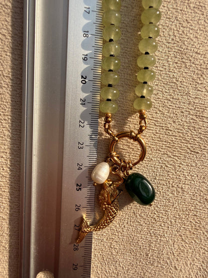 Stone necklace Victoria - Pig&Beads