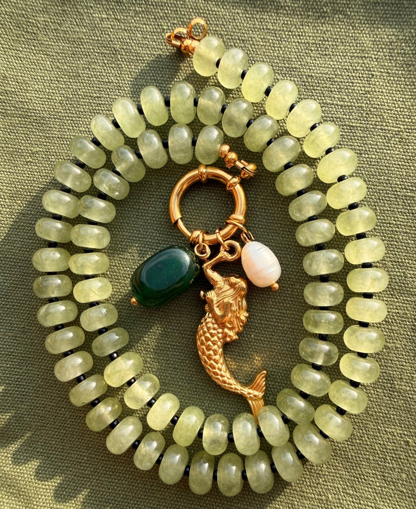 Stone necklace Victoria - Pig&Beads