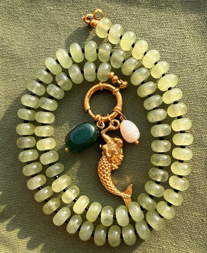 Stone necklace Victoria - Pig&Beads